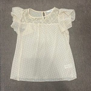 Beige blouse from Forever 21